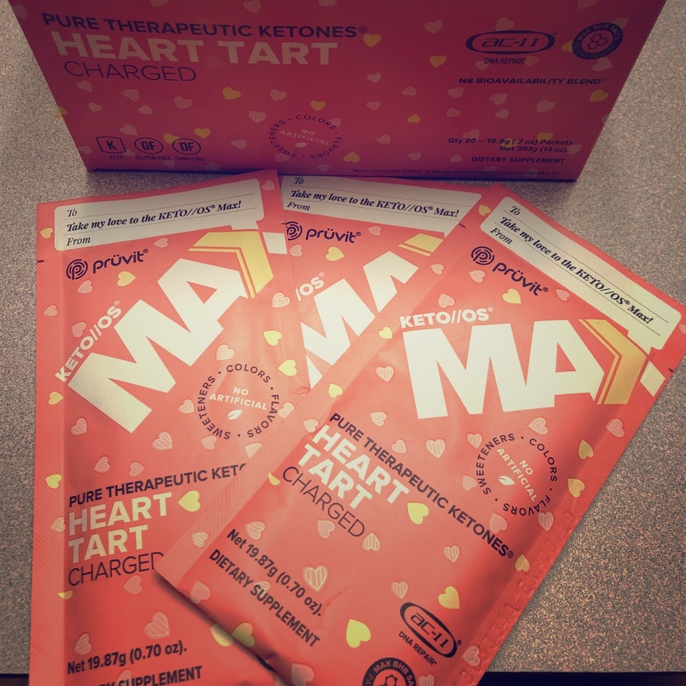 KETO OS Heart Tart Charged 3pk